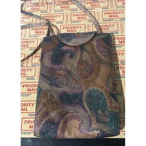 Vintage 80’s? Purple Brown Leather Color Purse Handbag By Bags by Pinky Boho